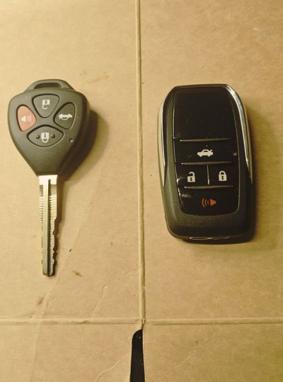 Spare vehicle key